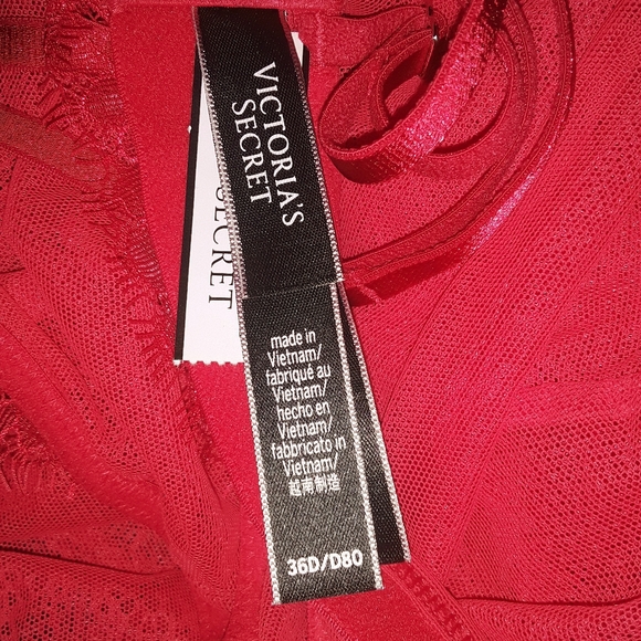 VS Very Sexy lace and logo bra 36D - Picture 3 of 3